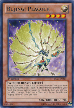 Bujingi Peacock⁣ - Legacy of the Valiant⁣ (Rare)⁣ [027]