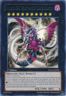 Number C92: Heart-eartH Chaos Dragon - Legacy of the Valiant (Rare) [LVAL-050]