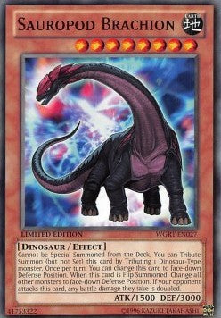 Sauropod Brachion⁣ - War of the Giants Reinforcements⁣ (Common)⁣ [027]