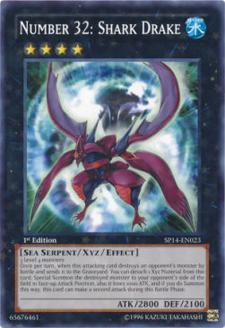 Number 32: Shark Drake (V.2 - Starfoil Rare) - Star Pack 2014 (Starfoil Rare) [SP14-023]