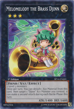 Melomelody the Brass Djinn (V.2 - Starfoil Rare)⁣ - Star Pack 2014⁣ (Starfoil Rare)⁣ [030]