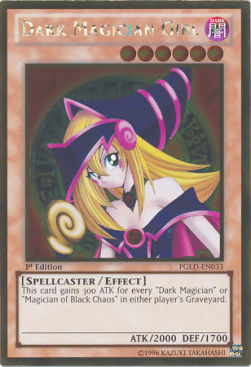 Dark Magician Girl - Premium Gold (Gold Rare) [PGLD-033]