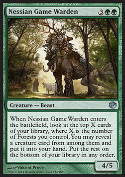 Nessian Game Warden⁣ - Journey into Nyx⁣ (Uncommon)⁣ [132]