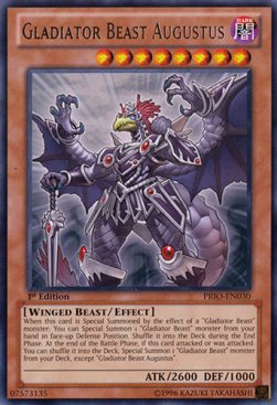 Gladiator Beast Augustus⁣ - Primal Origin⁣ (Rare)⁣ [030]