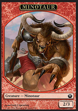 Minotaur Token (Red 2/3)⁣ - Journey into Nyx⁣ (Token)⁣ [T3]
