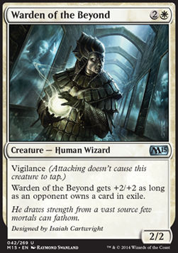 Warden of the Beyond⁣ - Magic 2015⁣ (Uncommon)⁣ [42]