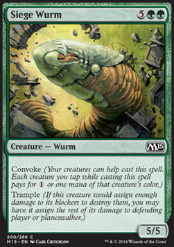 Siege Wurm⁣ - Magic 2015⁣ (Common)⁣ [200]