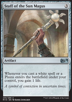 Staff of the Sun Magus⁣ - Magic 2015⁣ (Uncommon)⁣ [235]