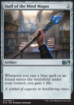Staff of the Mind Magus⁣ - Magic 2015⁣ (Uncommon)⁣ [234]