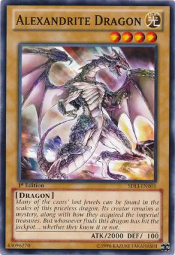 Alexandrite Dragon⁣ - Structure Deck: The Realm of Light⁣ (Common)⁣ [001]