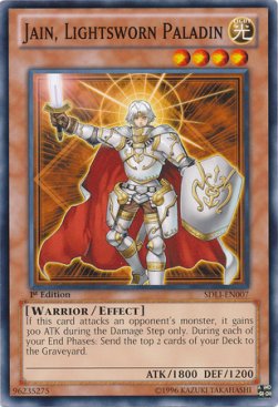 Jain, Lightsworn Paladin⁣ - Structure Deck: The Realm of Light⁣ (Common)⁣ [007]