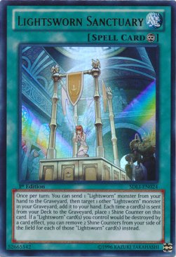 Lightsworn Sanctuary⁣ - Structure Deck: The Realm of Light⁣ (Ultra Rare)⁣ [024]