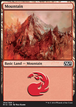 Mountain (V.3)⁣ - Magic 2015⁣ (Land)⁣ [264]