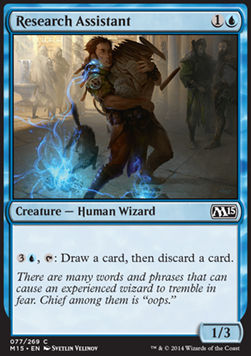 Research Assistant⁣ - Magic 2015⁣ (Common)⁣ [77]