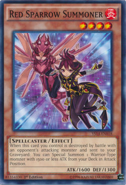 Red Sparrow Summoner⁣ - Super Starter: Space-Time Showdown⁣ (Common)⁣ [018]