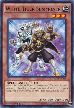 White Tiger Summoner⁣ - Super Starter: Space-Time Showdown⁣ (Common)⁣ [019]
