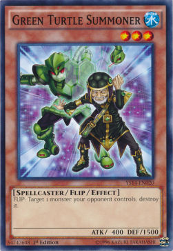 Green Turtle Summoner⁣ - Super Starter: Space-Time Showdown⁣ (Common)⁣ [020]