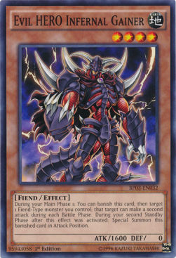 Evil HERO Infernal Gainer (V.1 - Common)⁣ - Battle Pack 3: Monster League⁣ (Common)⁣ [032]