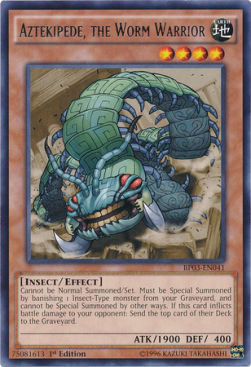 Aztekipede, the Worm Warrior (V.1 - Rare) - Battle Pack 3: Monster League (Rare) [BP03-041]