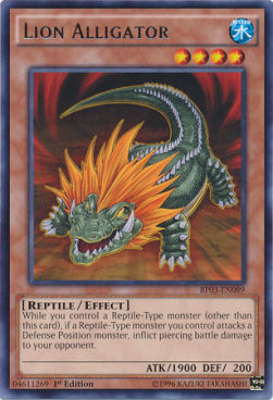 Lion Alligator (V.1 - Rare)⁣ - Battle Pack 3: Monster League⁣ (Rare)⁣ [089]