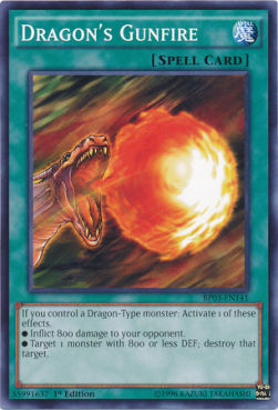 Dragon's Gunfire (V.1 - Common) - Battle Pack 3: Monster League (Common) [BP03-141]