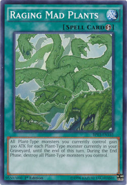 Raging Mad Plants (V.1 - Common) - Battle Pack 3: Monster League (Common) [BP03-165]