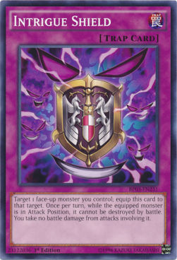 Intrigue Shield (V.1 - Common) - Battle Pack 3: Monster League (Common) [BP03-231]