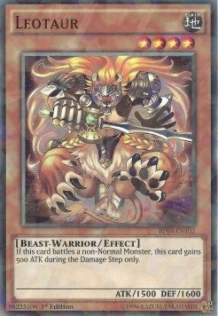 Leotaur (V.2 - Shatterfoil) - Battle Pack 3: Monster League (Shatterfoil) [BP03-102]