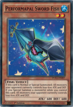 Performapal Sword Fish⁣ - Duelist Alliance⁣ (Common)⁣ [007]