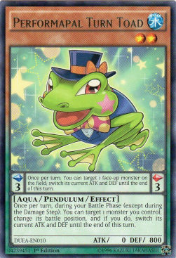 Performapal Turn Toad⁣ - Duelist Alliance⁣ (Rare)⁣ [010]