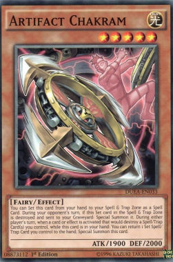 Artifact Chakram⁣ - Duelist Alliance⁣ (Common)⁣ [033]