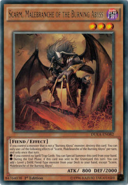 Scarm, Malebranche of the Burning Abyss⁣ - Duelist Alliance⁣ (Rare)⁣ [082]