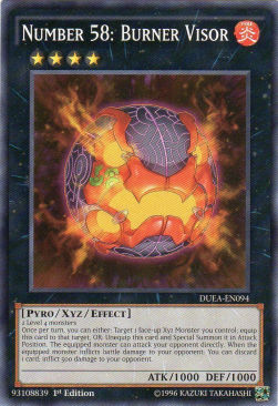 Number 58: Burner Visor⁣ - Duelist Alliance⁣ (Common)⁣ [094]