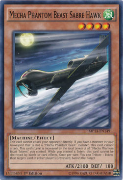 Mecha Phantom Beast Sabre Hawk⁣ - 2014 Mega-Tins Mega-Pack⁣ (Common)⁣ [149]