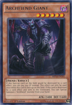 Archfiend Giant - 2014 Mega-Tins Mega-Pack (Rare) [MP14-181]