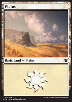 Plains (V.1)⁣ - Khans of Tarkir⁣ (Land)⁣ [250]
