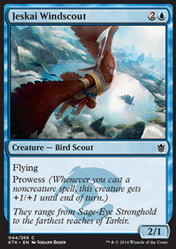Jeskai Windscout⁣ - Khans of Tarkir⁣ (Common)⁣ [44]