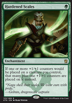 Hardened Scales⁣ - Khans of Tarkir⁣ (Rare)⁣ [133]