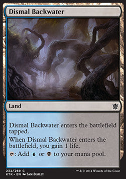 Dismal Backwater⁣ - Khans of Tarkir⁣ (Common)⁣ [232]