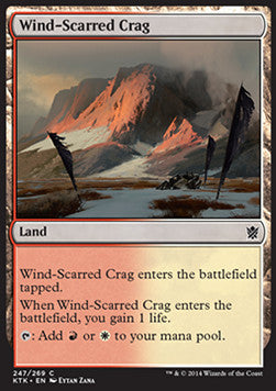 Wind-Scarred Crag⁣ - Khans of Tarkir⁣ (Common)⁣ [247]