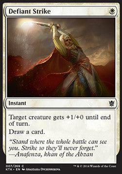 Defiant Strike⁣ - Khans of Tarkir⁣ (Common)⁣ [7]