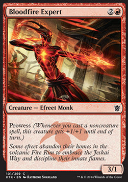 Bloodfire Expert⁣ - Khans of Tarkir⁣ (Common)⁣ [101]
