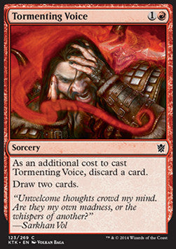 Tormenting Voice⁣ - Khans of Tarkir⁣ (Common)⁣ [123]