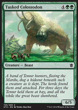 Tusked Colossodon⁣ - Khans of Tarkir⁣ (Common)⁣ [155]