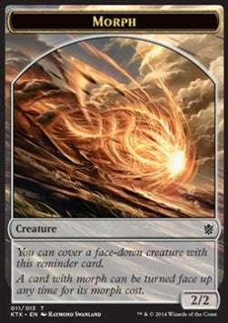 Morph Token (Colorless 2/2)⁣ - Khans of Tarkir⁣ (Token)⁣ [T11]