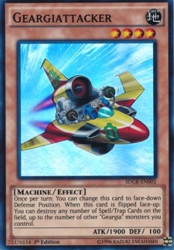 Geargiattacker⁣ - Structure Deck: Geargia Rampage⁣ (Super Rare)⁣ [002]