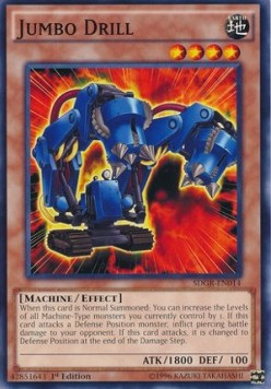 Jumbo Drill⁣ - Structure Deck: Geargia Rampage⁣ (Common)⁣ [014]