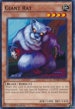Giant Rat - Structure Deck: Geargia Rampage (Common) [SDGR-020]