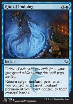 Rite of Undoing⁣ - Fate Reforged⁣ (Uncommon)⁣ [49]