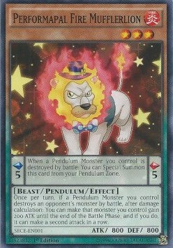 Performapal Fire Mufflerlion⁣ - Secrets of Eternity⁣ (Common)⁣ [001]